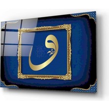 Kırmızı Ayı Vav Cam Tablo