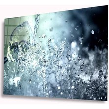 Kırmızı Ayı Su Cam Tablo