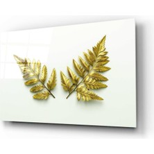 Kırmızı Ayı Gold Cam Tablo