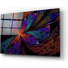 Kırmızı Ayı Cam Tablo