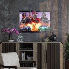 Decovetro Cam Tablo Gamer Room Backround 70X100 cm