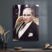 Decovetro Cam Tablo Kahraman Atatürk 30X40 cm