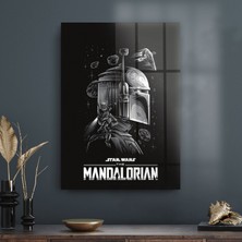 Decovetro Cam Tablo Star Wars Mandalorian 70X100 cm