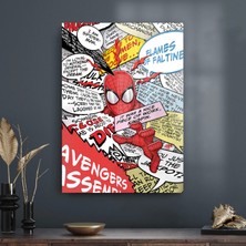 Decovetro Cam Tablo Spider-Man Comics 70X100 cm
