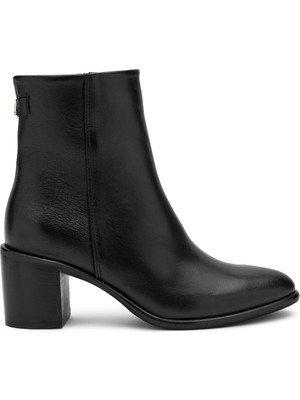 Frau Kadın Bot 48L1 Frau Calf Ankle Boot Nero