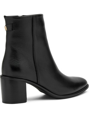 Frau Kadın Bot 48L1 Frau Calf Ankle Boot Nero