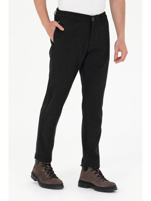 U.S. Polo Assn. Erkek Antrasit Kanvas / Chino Pantolon 50279093-VR006