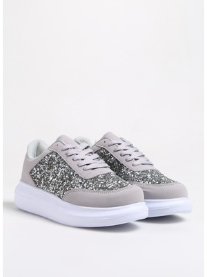 F By Fabrika Gri Kadın Sneaker Starly