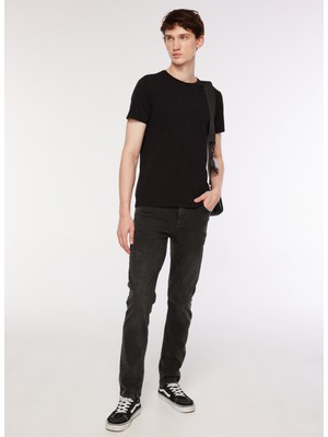 Caterpillar Normal Bel Düz Paça Regular Fit Antrasit Erkek Denim Pantolon C3WM-PNT90