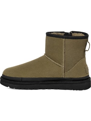 Ugg Haki Kadın Bot Classıc Mını Zıpper Tape LOGO114403