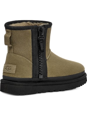 Ugg Haki Kadın Bot Classıc Mını Zıpper Tape LOGO114403