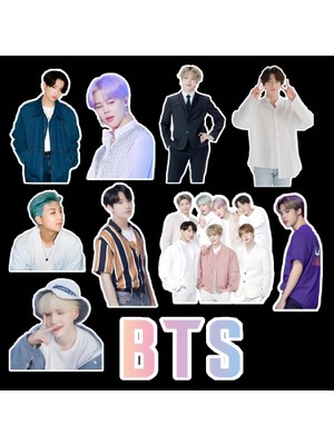 Bsb Bts Sticker Telefon Laptop Notebook Tablet Defter Matara Stiker Etiket St137