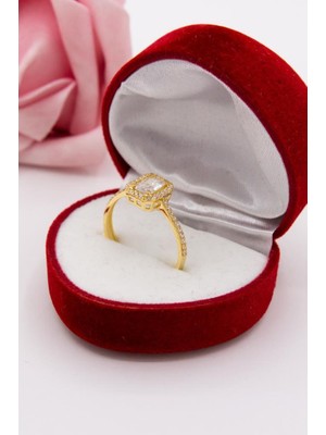 Latif Kuyumcu 14 Ayar Altın Yüzük Baget Yüzük Kadın Yüzük