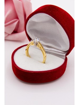 Latif Kuyumcu 14 Ayar Altın Yüzük Tektaş Kadın Yüzük