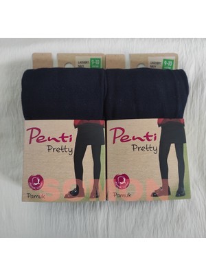 Penti Kız Çocuk Pamuk Külotlu Çorap ( Pretty Pamuklu Külotlu Çorap ) 2'li