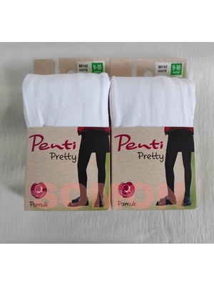 Penti Kız Çocuk Pamuk Külotlu Çorap ( Pretty Pamuklu Külotlu Çorap ) 2'li
