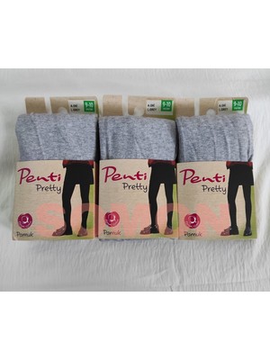 Penti Kız Çocuk Pamuk Külotlu Çorap ( Pretty Pamuklu Külotlu Çorap ) 3'lü