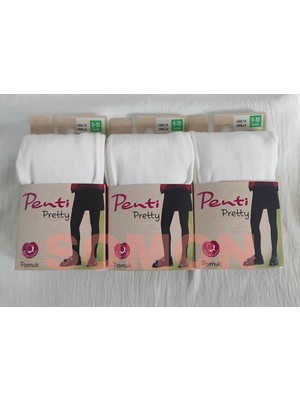 Penti Kız Çocuk Pamuk Külotlu Çorap ( Pretty Pamuklu Külotlu Çorap ) 3'lü
