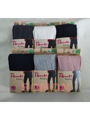 Penti Kız Çocuk Pamuk Külotlu Çorap ( Pretty Pamuklu Külotlu Çorap ) 6'lı