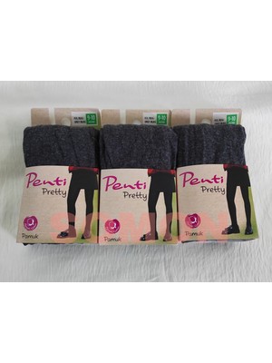 Penti Kız Çocuk Pamuk Külotlu Çorap ( Pretty Pamuklu Külotlu Çorap ) 3'lü