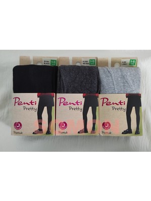 Penti Kız Çocuk Pamuk Külotlu Çorap ( Pretty Pamuklu Külotlu Çorap ) 3'lü
