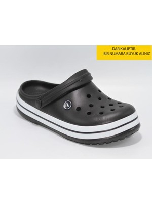 Sonimix EZ0079-01 Unisex Crocs Terlik Siyah