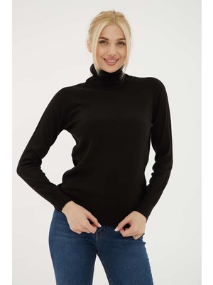 Fashion Friends Kadın Kazak Siyah 23K0401K1