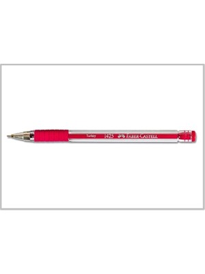 Faber-Castell Faber Castell Tükenmez Kalem 1425 Bordo - 3 Adet