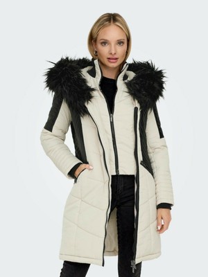 Only New Lınette Fur Kadın Parka 15295396
