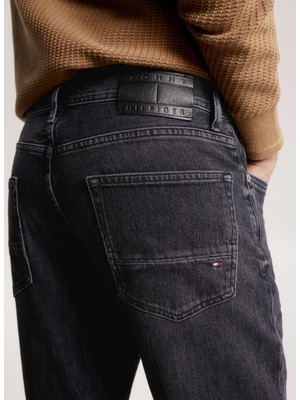 Tommy Hilfiger Normal Bel-Paça Slim Fit Siyah Erkek Denim Pantolon MW0MW333691B1