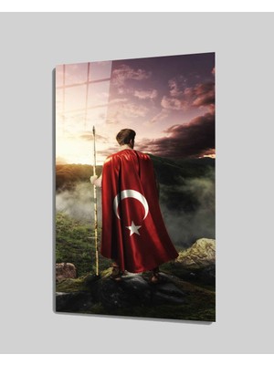 Kırmızı Ayı Türk Bayrağı