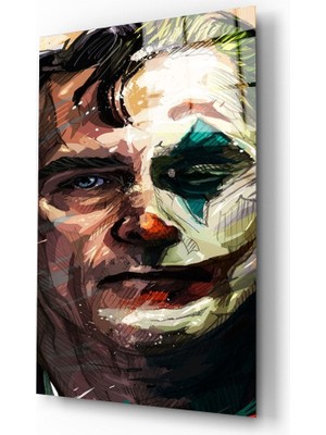 Kırmızı Ayı Joker Cam Tablo