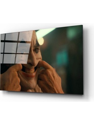 Kırmızı Ayı Joker Cam Tablo