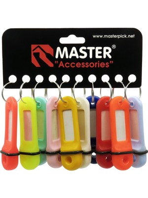 Master Otel Tip Kimlik Anahtarlık - 10 Ad