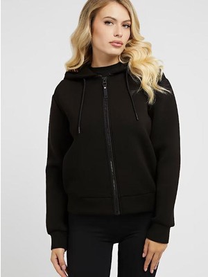 Mydonose Butik Guess- Arkası Üçgen Logolu Scuba Sweatshirt