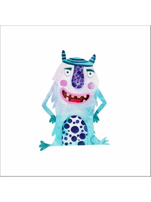 Reysa Tasarım Sevimli Uzaylılar Sticker 3 Duvar Sticker 30X25 cm