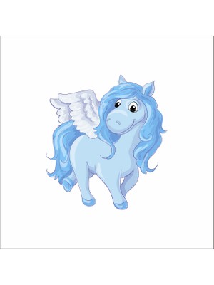 Reysa Tasarım Sevimli Unicorn Sticker 1 Duvar Sticker 30X25 cm