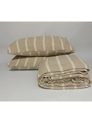 Yaseminin Evi Müslin Yatak Örtüsü / Pike Seti (2 Yastık Kılıflı)