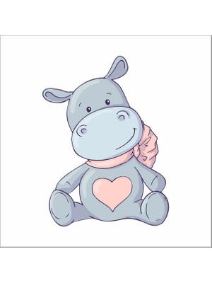 Reysa Tasarım Sevimli Su Aydırı Sticker Duvar Sticker 25X30 cm