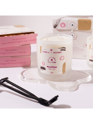 Candle and Friends No.8 Royal Rose Large Cam  Mum 320GR.