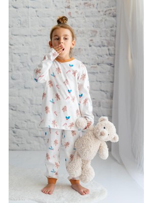 Zeyland Kız Çocuk Kurabiye Desenli Pijama Takımı