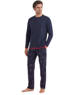 Blackspade Erkek Uzun Kol Pijama Takımı 40106