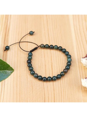 Sertifikalı Kan Taşı  Orjinal ( Taşlar) Doğaltaş Bileklik  -