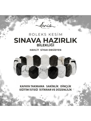 Deniz Doğal Taş Sertifikalı Sınava Hazırlık Doğal Taş Geniş Kesim Bileklik