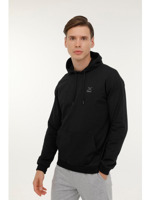 Kinetix M-SN88 Bsc Hoodıe 3fx Siyah Erkek Sweatshirt