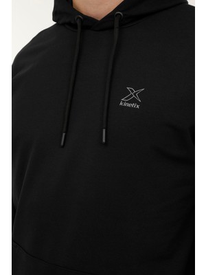 Kinetix M-SN88 Bsc Hoodıe 3fx Siyah Erkek Sweatshirt