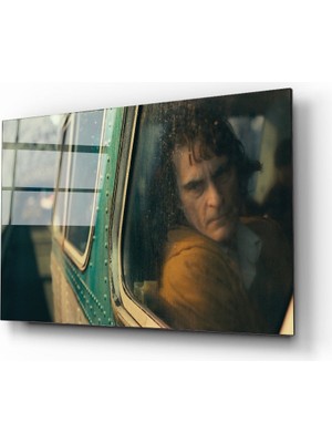 Kırmızı Ayı Joker Cam Tablo