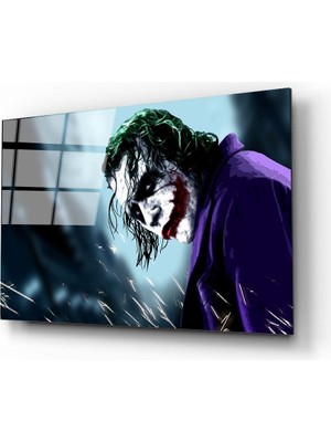 Kırmızı Ayı Joker Cam Tablo