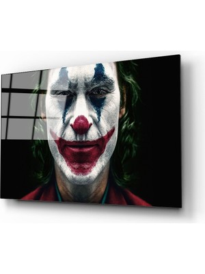 Kırmızı Ayı Joker Cam Tablo