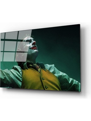 Kırmızı Ayı Joker Cam Tablo